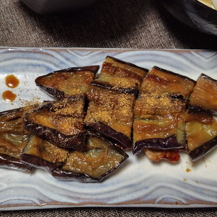 10分で!焼肉のタレで ナス蒲焼き